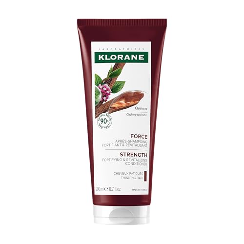 Acondicionador Fortalecedor Klorane con Quina - Alternativa Natural para el Adelgazamiento del Cabello - Apoya Cabello Más Grueso y Fuerte - Vegano y - imagen 3