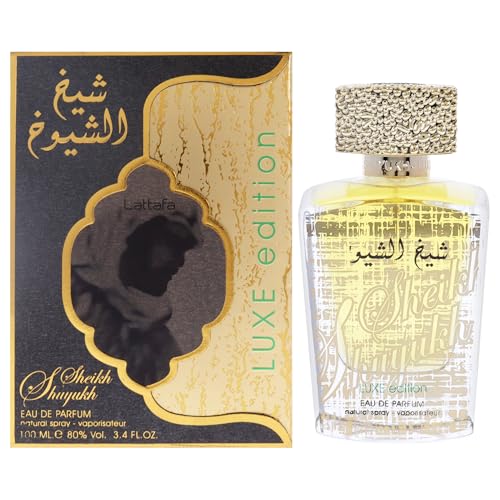 Lattafa Sheikh Al Shuyukh Luxe Edition – Eau de Parfum Unisex, Fragancia Duradera, Notas Picantes, Dulces, Amaderadas y Ámbar, 100 ml - imagen 4