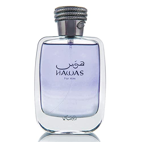 RASASI Hawas Para Hombres Eau De Parfum Spray 100ML - Perfume Árabe Duradero, Ideal para Ocasiones Especiales y Uso Diario, Fragancia Bold y - imagen 1