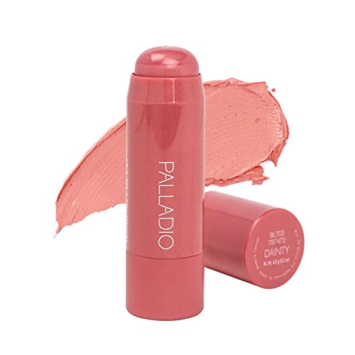 Palladio I'm Blushing Tinte 2 en 1 para Mejillas y Labios, Crema Ligera Hidratante, Acabado Brillante, Aplicación Fácil, Duración Todo el Día, Dainty - imagen 1