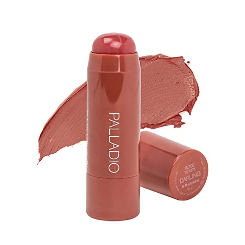 Palladio I'm Blushing Tinte 2 en 1 para Mejillas y Labios, Crema Ligera Hidratante, Aplicación Fácil, Acabado Brillante, Duración Todo el Día, Darling - imagen 4