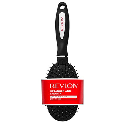 Cepillo para el cabello Revlon Detangle & Smooth con almohadilla negra - imagen 1