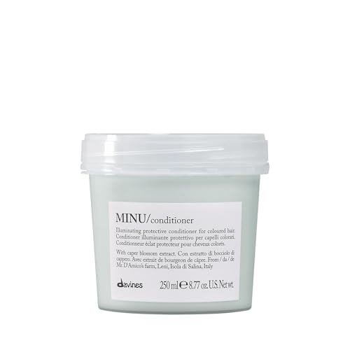 Acondicionador Davines MINU, Fórmula Iluminadora Protectora para Cabello Teñido - Desenreda Suavemente y Aporta Brillo, 8.45 Fl Oz - imagen 2