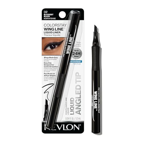 Eyeliner Líquido Revlon ColorStay con Punta Angulada, Resistente al Agua y a Pruebas de Difuminado, Larga Duración, Wing Line - imagen 1