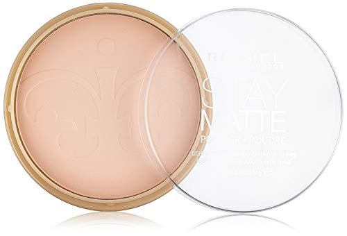 Polvo Compacto Rimmel London Stay Matte, Pink Blossom, 0.49 Onzas - imagen 4