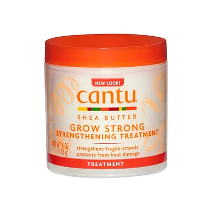 Cantu Grow Strong Tratamiento Fortalecedor, 6 Oz, Color Blanco - imagen 3