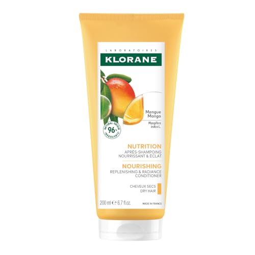 Acondicionador Nutritivo Klorane con Manteca de Mango, Hidratante para Cabello Seco, Libre de Parabenos, Silicona y Sulfatos, 6.7 Onzas - imagen 2