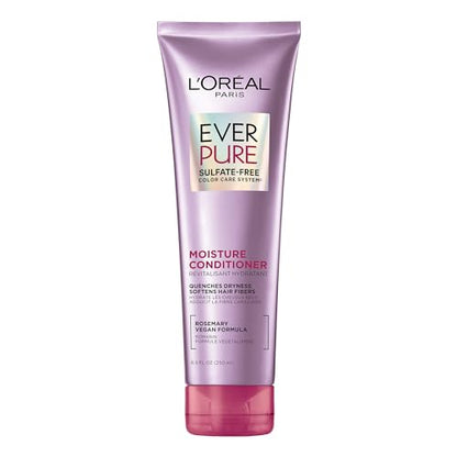 Acondicionador L’Oréal Paris EverPure Sin Sulfatos, Cuidado del Cabello para Cabello Tratado con Color, con Botánicos de Romero, 8.5 Fl Oz - imagen 2