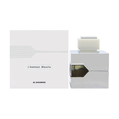 Al Haramain L'Aventure Blanche Eau de Parfum Spray para Hombres, 3.4 Onzas - imagen 3