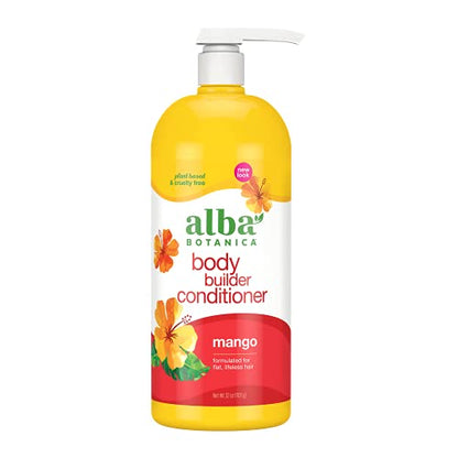 Acondicionador Alba Botanica Body Builder, Mango, 32 Oz - imagen 4