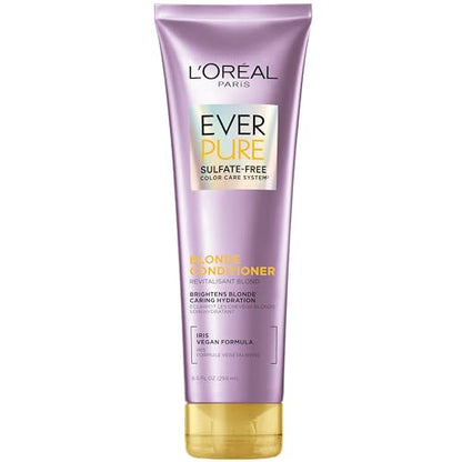 Acondicionador L'Oreal Paris EverPure sin sulfatos para cabello teñido, neutraliza el brassy y equilibra, 8.5 Fl Oz (el empaque puede variar) - imagen 3