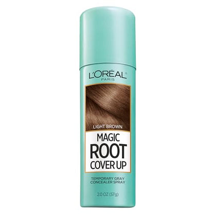 L'Oreal Paris Spray Concealer para Raíces de Cabello, Cubridor Temporal de Canas, Marrón Claro, 2 Onzas - imagen 2