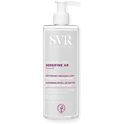 Agua Micelar SVR Sensifine con Niacinamida. Limpiador Facial Suave y Desmaquillante para Rostro, Ojos y Labios. Sin Enjuague, 13.5 Fl. oz. para Piel - imagen 2