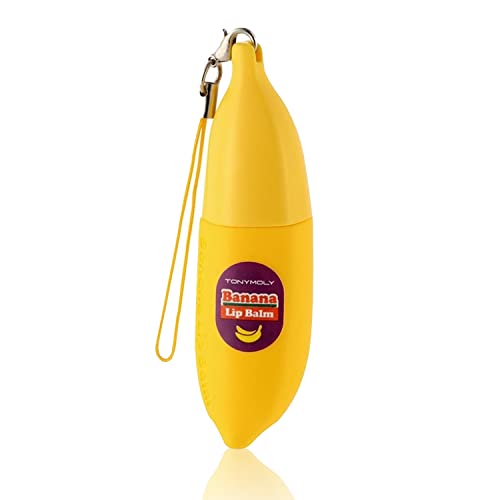 Bálsamo Labial Mini TONYMOLY Magic Food Banana, Hidratante y Humectante con Manteca de Karité y Vitamina E, Tamaño de Viaje, Tratamiento Labial con - imagen 1