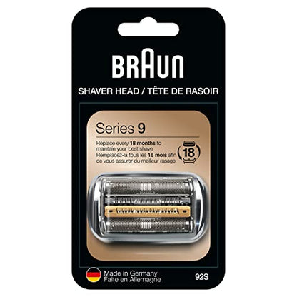 Cabezal de Repuesto ORIGINAL para Afeitadora Eléctrica Series 9 para Hombre, Plata 92S - imagen 2