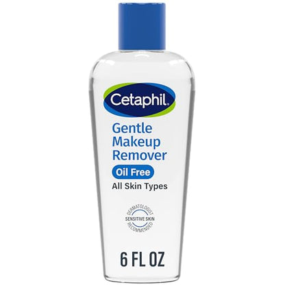 Desmaquillante Waterproof Cetaphil Gentle, Fórmula Libre de Aceite, Ideal para Piel Sensible, 6.0 Onzas Líquidas - imagen 2