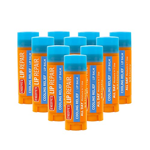 Bálsamo Labial O'Keeffe's Cooling Relief para Labios Secos y Agrietados, Stick, (Paquete de 10) - imagen 4