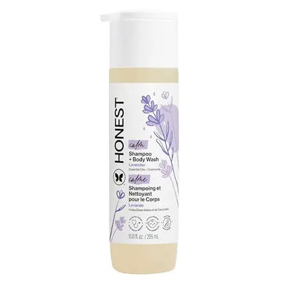 The Honest Company Champú y Gel de Baño 2 en 1 para Bebés, Sin Lagrimas, Hipoalergénico, Derivado Natural, Aroma Lavanda, 10 fl oz - imagen 1