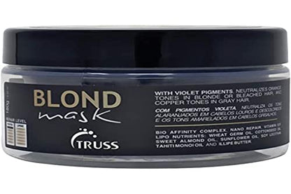 Mascarilla Capilar Morada TRUSS y Tonificador Rubio - Tratamiento Hidratante Profundo para Cabello Rubio, Decolorado o Canoso - Neutraliza Tonos - imagen 3