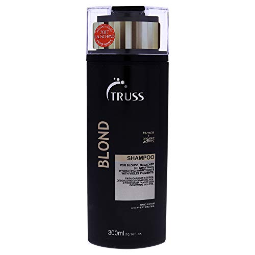 Champú y Tónico TRUSS Morado para Cabello Rubio - Champú para Cabello Decolorado, Gris, Mechas y Amarillento - Hidratación y Protección del Color - imagen 4