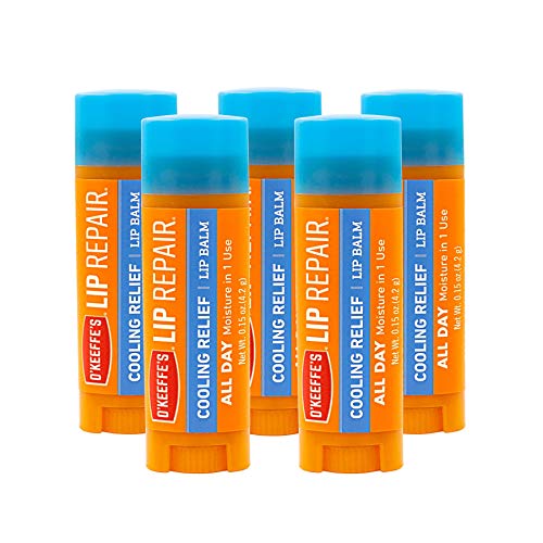 Bálsamo Labial O'Keeffe's Cooling Relief para Labios Secos y Agrietados, Stick, (Paquete de 5) - imagen 2