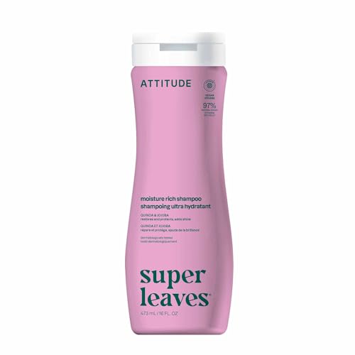 Champú Hidratante ATTITUDE, Verificado por EWG, Para Cabello Seco y Dañado, Ingredientes Naturales, Vegano y a Base de Plantas, Quinoa y Jojoba, 16 - imagen 2
