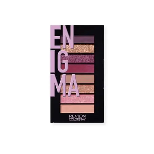 Paleta de Sombra de Ojos Revlon ColorStay Looks Book, Altamente Pigmentada en Acabados Mate y Metálicos, 920 Enigma, 0.21 Oz - imagen 1