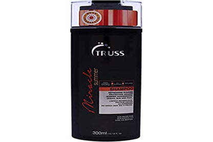 Champú TRUSS Miracle Summer - Protege el cabello del sol, viento, sal y cloro, revitaliza, repara, detiene la decoloración y añade brillo - Uso - imagen 4