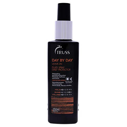 TRUSS Acondicionador Leave In Spray Day by Day - Spray Desenredante Ligero y Protector Térmico para el Cabello - Restaura Elasticidad, Suavidad y - imagen 4