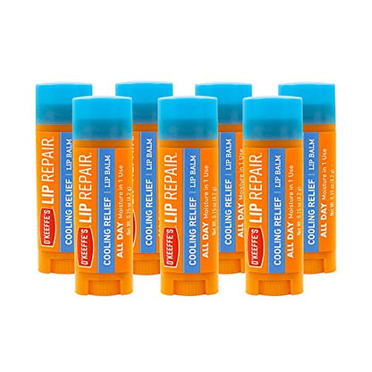 Bálsamo Labial O'Keeffe's Cooling Relief para Labios Secos y Agrietados, Stick, (Paquete de 7) - imagen 4
