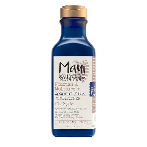 Acondicionador Maui Moisture Nourish & Moisture + Leche de Coco para Hidratar y Desenredar Cabello Rizado, Hidratante Diario Ligero, Vegano, Sin - imagen 2