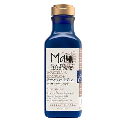Acondicionador Maui Moisture Nourish & Moisture + Leche de Coco para Hidratar y Desenredar Cabello Rizado, Hidratante Diario Ligero, Vegano, Sin - imagen 2