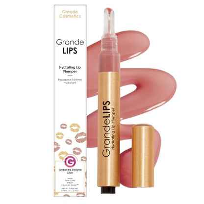 Grande Cosmetics GrandeLIPS Hydrating Lip Plumper Gloss - for Fuller-Looking, Hydrated Lips - Sunbaked Sedona (0.084 oz) - imagen 1