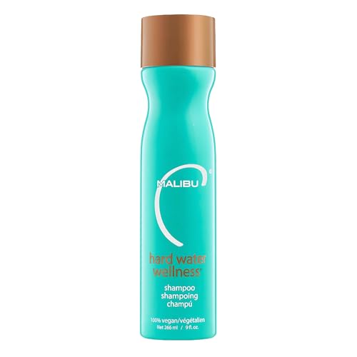 Champú Malibu C Hard Water Wellness - Hidratante, libre de sulfatos para el cuidado del cabello en agua dura - Elimina minerales y residuos (9 oz) - imagen 1