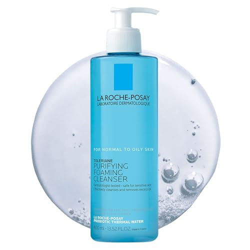 La Roche-Posay Toleriane Limpiador Facial Espumoso Purificante, Jabón Libre para Piel Sensible, con Niacinamida y Ceramidas, 400ml - imagen 1