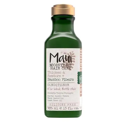 Acondicionador Fortalecedor Maui Moisture Thicken & Restore con Fibras de Bambú para Suavizar Cabello Natural o en Transición, Vegano, Sin Silicona - imagen 1