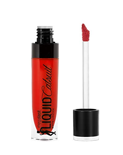 Wet n Wild Megalast Liquid Catsuit Lipstick, Flame Of The Game, 6 g - Labial Líquido de Larga Duración - imagen 3