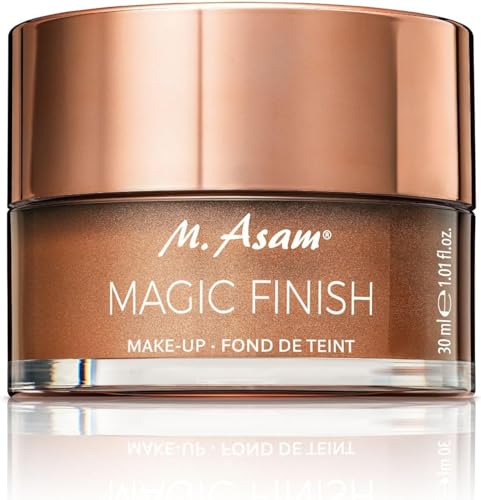 M. Asam Magic Finish Mousse de Maquillaje (30 ml) – 4 en 1 r, Base, Corrector y Polvo con Cobertura Construible, Oculta Rojez y Manchas Oscuras, - imagen 1