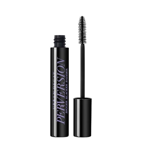 Máscara Voluminizadora Urban Decay Perversion (Tamaño Completo) - Negro Intenso, Alargadora, Resistente a Manchas, Sin Copos, Volumen y Longitud - imagen 1