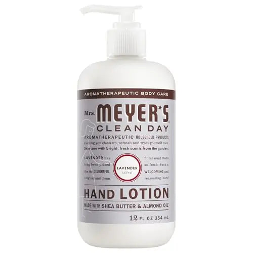 Loción de Manos MRS. MEYER'S CLEAN DAY para Manos Secas, Hidratante No Graso con Aceites Esenciales, Lavanda, 12 oz - imagen 1