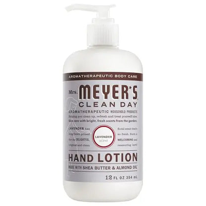 Loción de Manos MRS. MEYER'S CLEAN DAY para Manos Secas, Hidratante No Graso con Aceites Esenciales, Lavanda, 12 oz - imagen 3