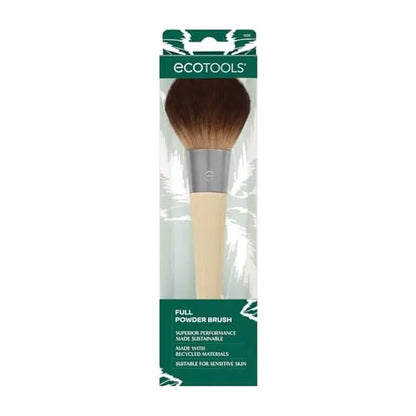 Brocha de Polvo EcoTools, Brocha de Maquillaje Suave para Polvo Suelto y Compacto, Ideal para Fijar el Maquillaje, Cabeza Grande con Cerda Sintética, - imagen 1