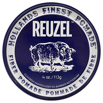 Pomada Fibra REUZEL, Firme y Flexible, Fijación Todo el Día, Soluble en Agua, Bajo Brillo, Sin Escamas, Fácil de Lavar, Para Todo Tipo de Cabello - imagen 3