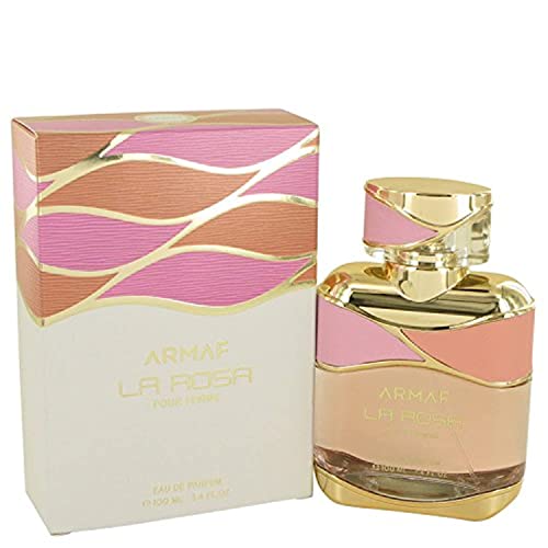 Armaf La Rosa Pour Femme Eau De Parfum 100ML para Mujer, Fragancia Floral, Perfume para Mujeres, La Via - imagen 1