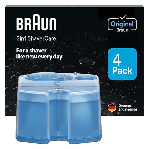 Cartuchos de Repuesto Braun Clean & Renew CCR, Solución Líquida Limpiadora para Sistema Clean&Charge, Paquete de 4 - imagen 1