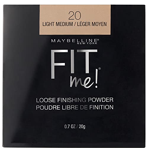 Polvo Suelto Maybelline Fit Me, Maquillaje y Polvo de Acabado para el Rostro, Tono Medio Claro, 1 Unidad - imagen 1