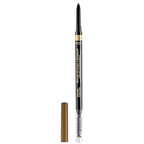 Lápiz de Cejas L'Oreal Paris Makeup Brow Stylist Definer Waterproof, Lápiz Mecánico Ultra Fino, Rubio Oscuro, 0.003 Onzas (Paquete de 1) - imagen 2