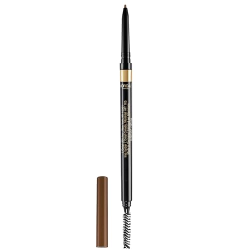 Lápiz de Cejas L'Oreal Brow Stylist Definer Waterproof, Castaño Claro 0.003 Onzas (1 Unidad) - imagen 3