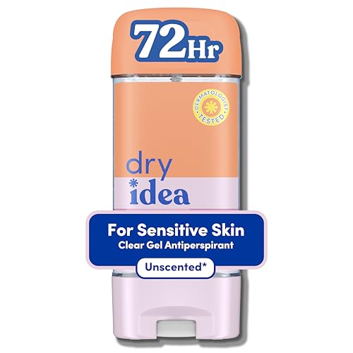 Desodorante y Antitranspirante en Gel Dry Idea para Mujeres - Hipoalergénico para Piel Sensible, Protección contra Sudor de 72 Horas, Sin Fragancia, - imagen 4
