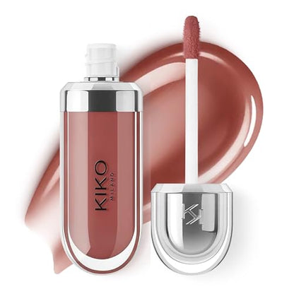 Kiko Milano Brillo Labial 3D Hydra – Alta Brillo, Hidratante, Voluminizador, No Pegajoso, Maquillaje Labial – 21 Brun Rose – 6.5ml - imagen 3